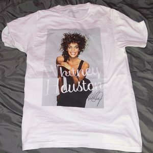 whitney houston t shirt